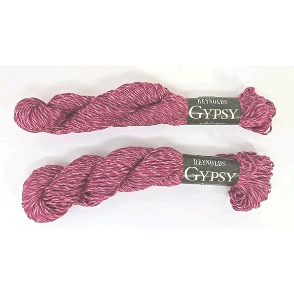 Reynolds Other - Reynolds Gypsy 100% Cotton Knitting Yarn Thread Color #703 85094 Lot of 2 U326